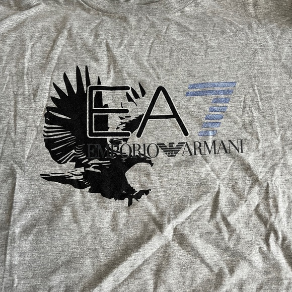 NWT - Emporio Armani Men’s Eagle Logo Print T Shirt - Size XXL - Picture 5 of 7